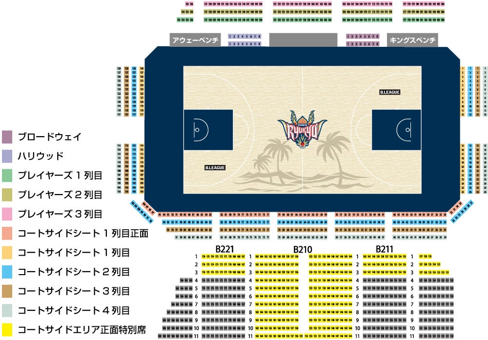 2022-23シーズンチケット概要(コートサイドシート) | 琉球ゴールデンキングス