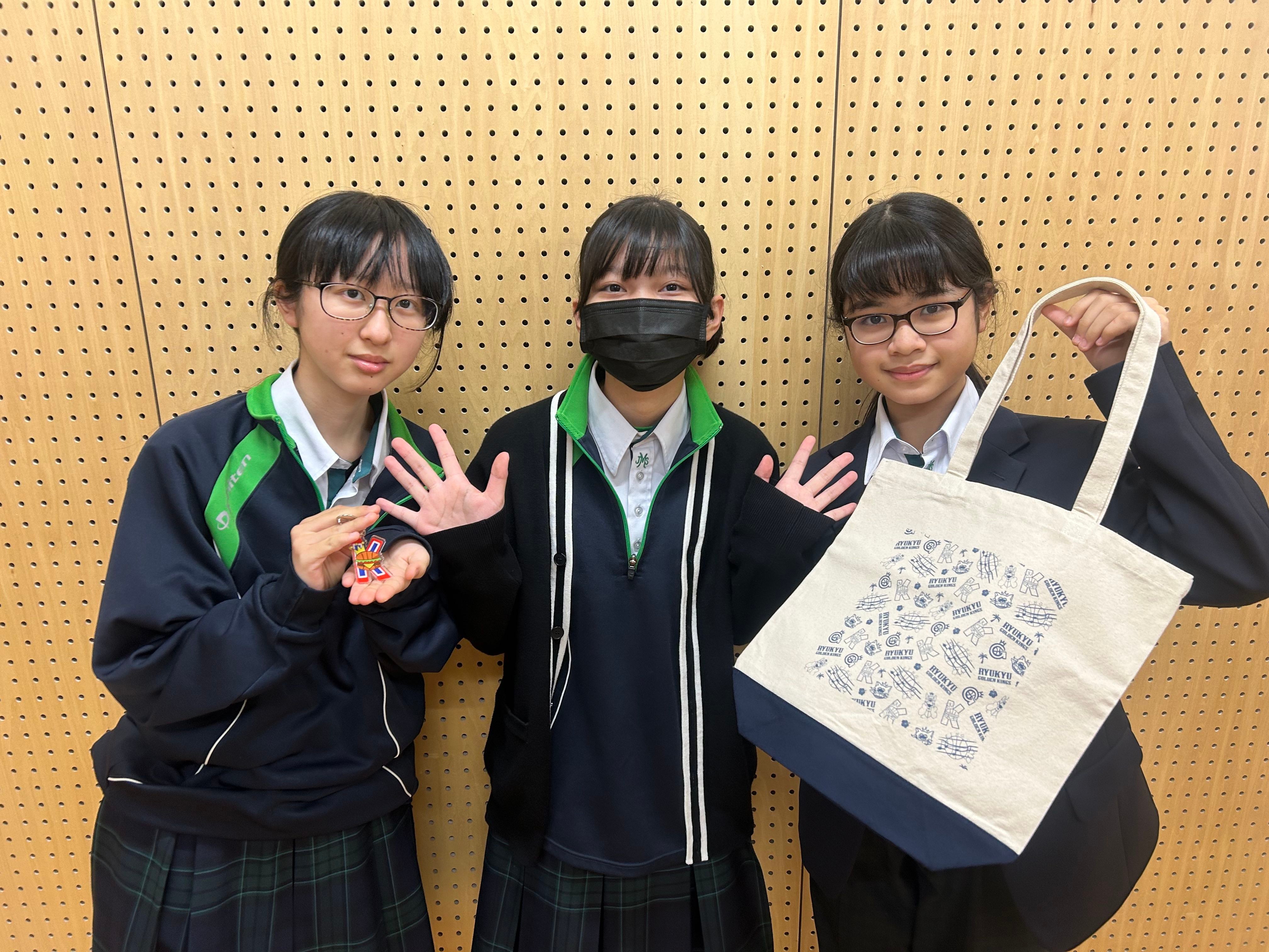 キングス×沖縄市 ホームタウンドリームプロジェクト」 沖縄市内児童