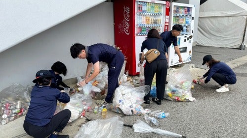 沖縄全島エイサーまつり後の清掃ボランティア 参加のご報告