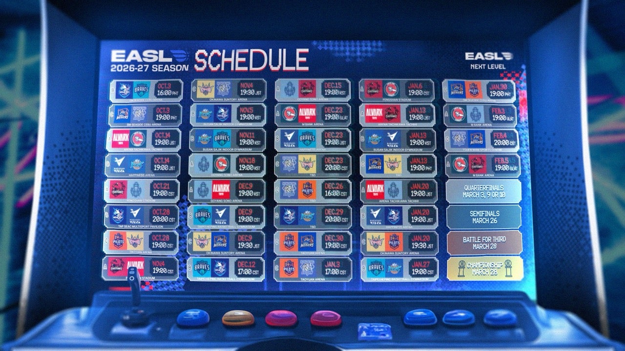 EASL 2026-27の大会情報